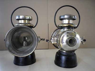 Lot 57 - Lucas side lamps