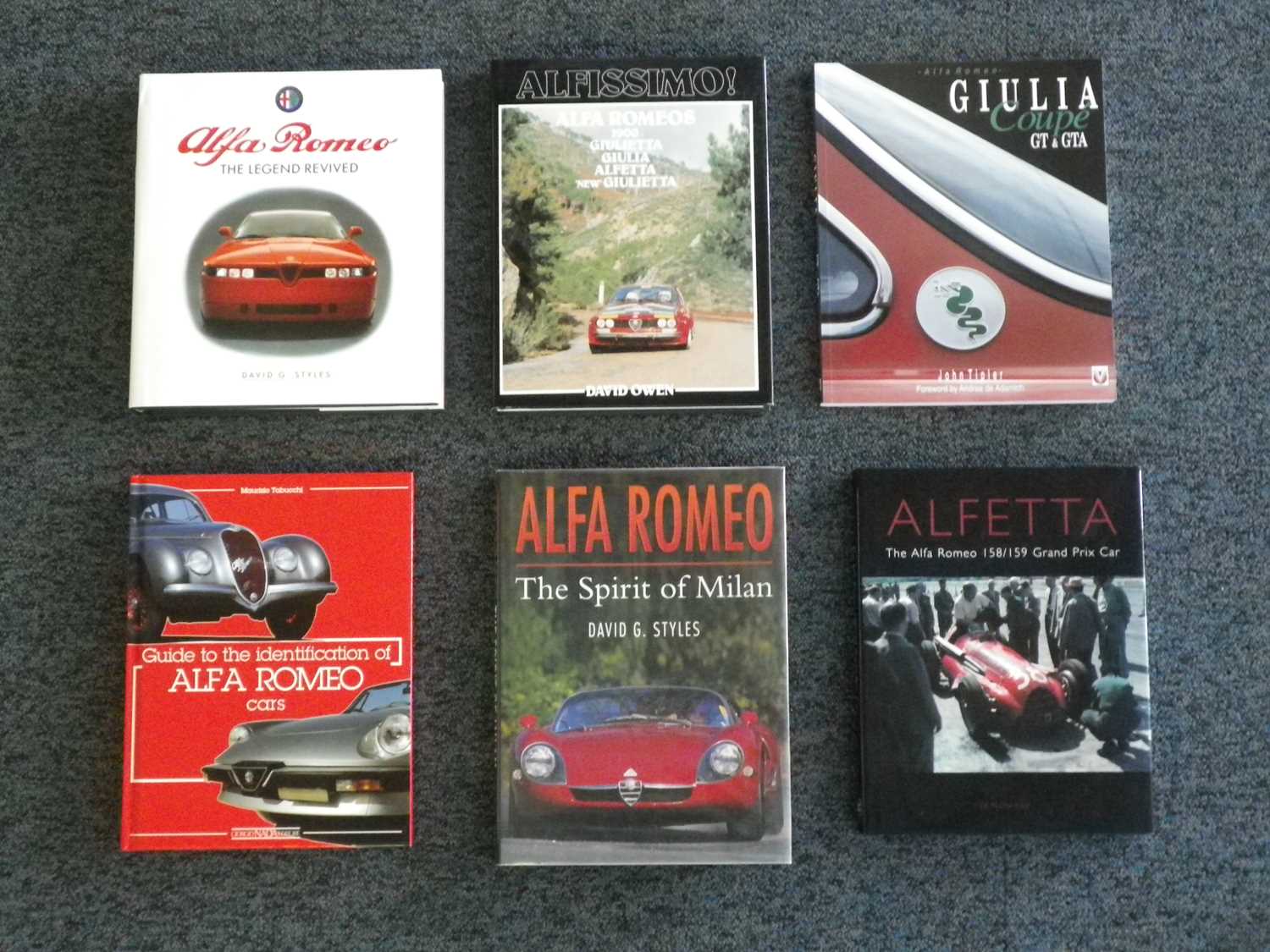 Lot 74 - Alfa Romeo books