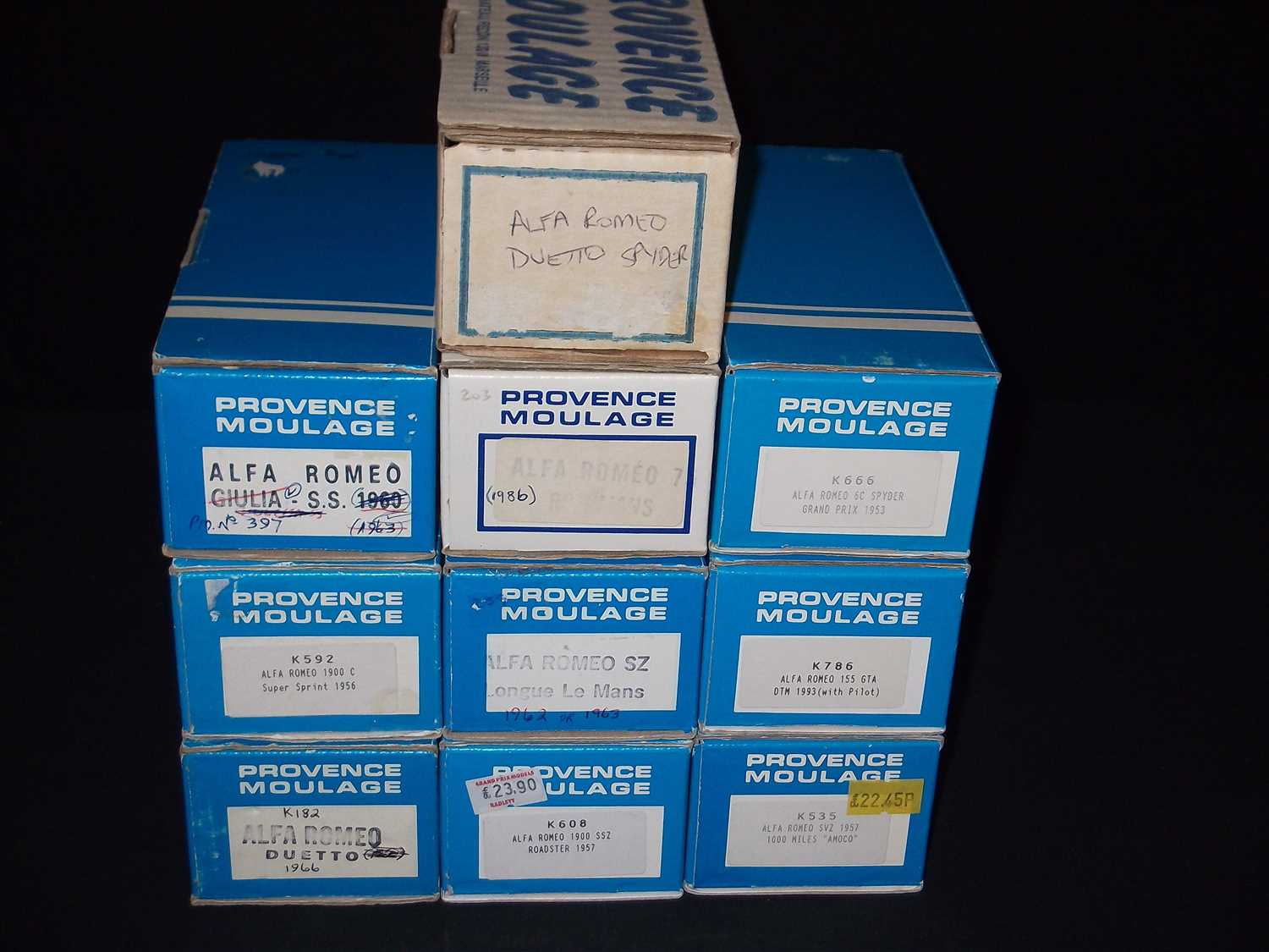 Lot 86 - Ten Alfa Romeo Kits