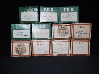 Lot 87 - Eleven Alfa Romeo kits