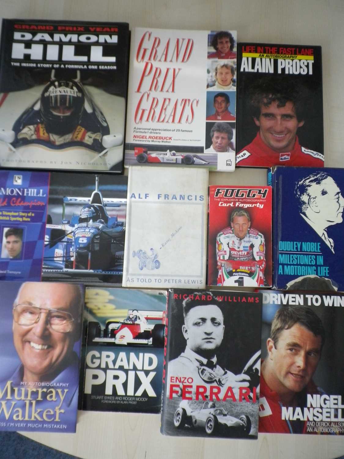 Lot 7 - Fourteen motor sport books
