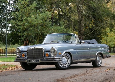 Lot 184 - 1970 Mercedes-Benz 280 SE Cabriolet