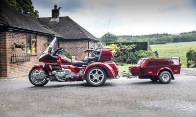 Lot 228 - 2000 Honda Goldwing Trike and Trailer