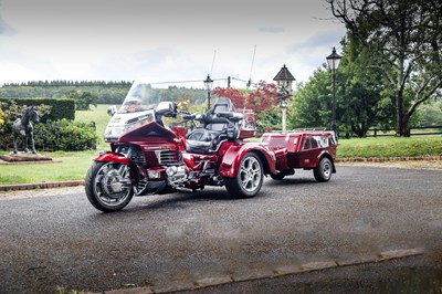 Lot 228 - 2000 Honda Goldwing Trike and Trailer