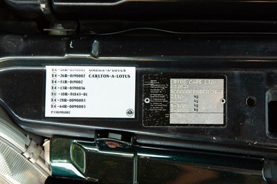 Lot 233 - 1992 Vauxhall Lotus Carlton