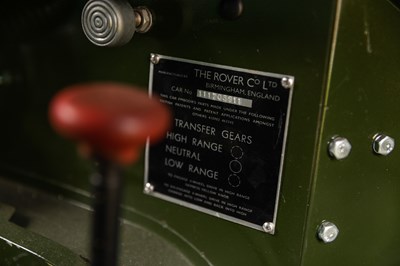 Lot 202 - 1957 Land Rover Series 1