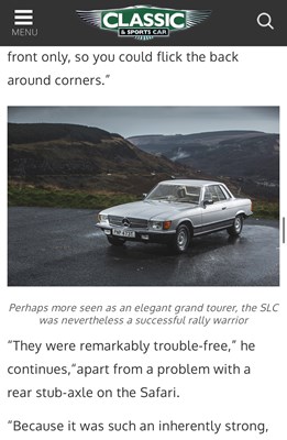 Lot 153 - 1979 Mercedes-Benz 450 SLC 5.0 litre