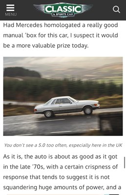 Lot 153 - 1979 Mercedes-Benz 450 SLC 5.0 litre