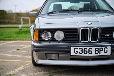 Lot 167 - 1989 BMW M635 CSI