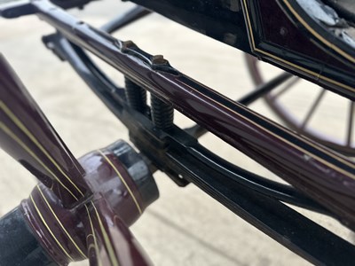 Lot 12 - Hooded Gig Horse Carriage