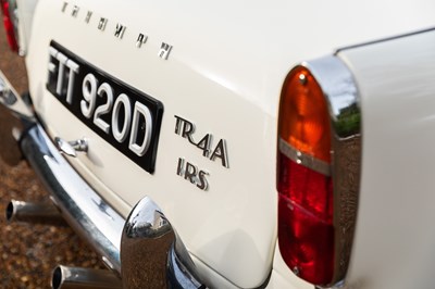 Lot 229 - 1966 Triumph TR4A