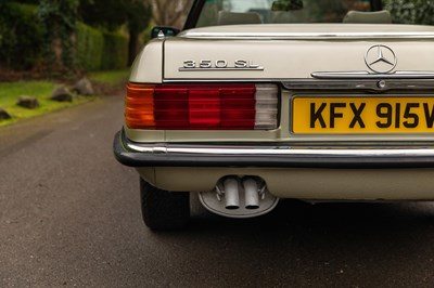 Lot 272 - 1980 Mercedes-Benz 350 SL