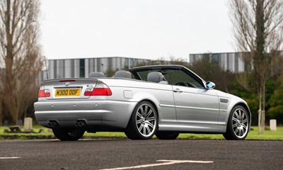 Lot 137 - 2003 BMW M3 Convertible