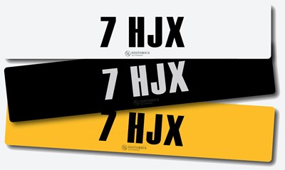 Lot 8 - Registration 7 HJX
