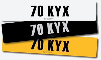 Lot 13 - Registration 70 KYX