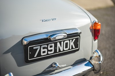Lot 115 - 1963 Rover P4 110