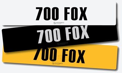 Lot 14 - Registration 700 FOX