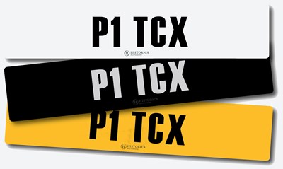Lot 9 - Registration P1 TCX
