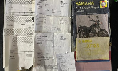 Lot 1 - 1983 Yamaha XT125
