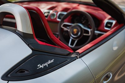 Lot 169 - 2015 Porsche Boxster Spyder