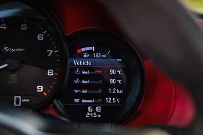 Lot 169 - 2015 Porsche Boxster Spyder