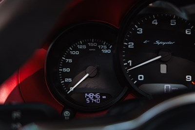 Lot 169 - 2015 Porsche Boxster Spyder