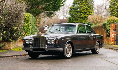 Lot 146 - 1969 Rolls-Royce Silver Shadow Two-Door Saloon by Mulliner Park Ward