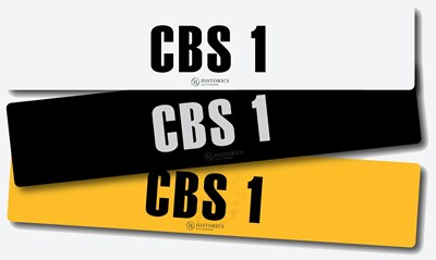 Lot 160 - Registration CBS 1