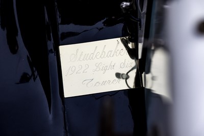 Lot 121 - 1922 Studebaker Light Six Tourer