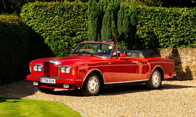 Lot 202 - 1986 Bentley Continental Convertible