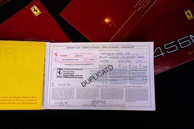 Lot 187 - 1998 Ferrari 456 GTA *WITHDRAWN*