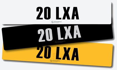 Lot Registration 20 LXA