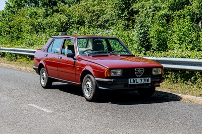 Lot 234 - 1981 Alfa Romeo Giulietta 1.6