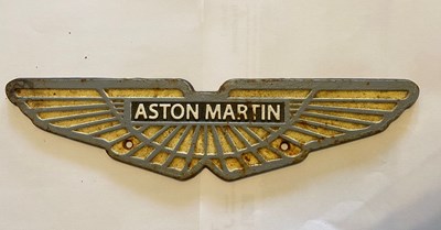 Lot Aston Martin sign