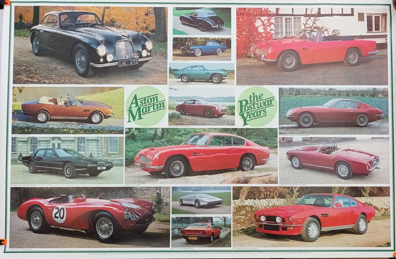 Lot Aston Martin Posters