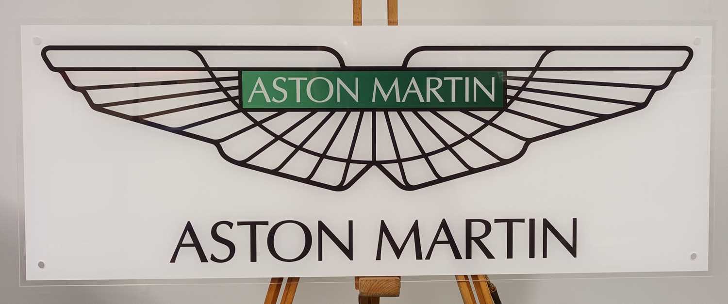Lot Aston Martin Showroom/Dealership/Workshop Advertising Sign