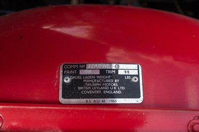 Lot 134 - 1975 Triumph TR6