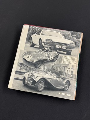 Lot Important historical multi signed Jaguar Sportscar book by key Jaguar people from 1970 to 1980 including Sir William Lyons