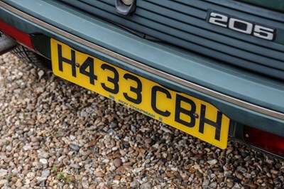 Lot 105 - 1990 Peugeot 205 Roland Garros Cabriolet
