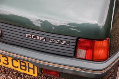 Lot 105 - 1990 Peugeot 205 Roland Garros Cabriolet