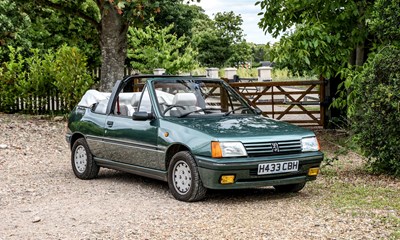 Lot 105 - 1990 Peugeot 205 Roland Garros Cabriolet