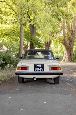 Lot 264 - 1980 Alfa Romeo Spider 2000