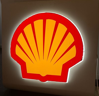Lot Original Shell forecourt sign