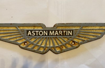 Lot Aston Martin sign
