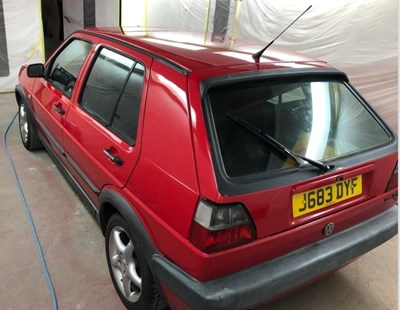 Lot 1992 Volkswagen Mk. II Golf GTi 8v