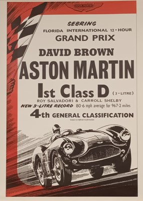 Lot Two Aston Martin Victory Posters