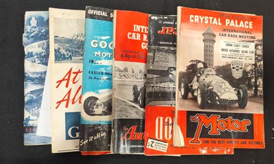 Lot Motoring Books and Programme Collection