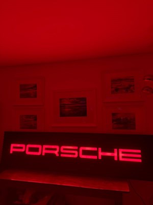 Lot Porsche showroom sign