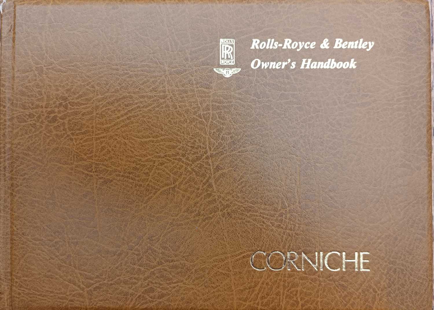 Lot Rolls-Royce and Bentley Owner's Handbook