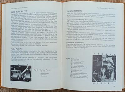 Lot Rolls-Royce and Bentley Corniche Driver's Handbook